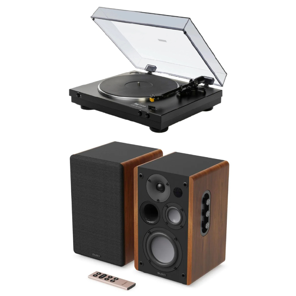 Majority D100 Hoparlör, Dual CS 329 Pikap Hi-Fi Müzik Sistemi
